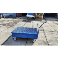 Wanna Wychwytowa / Ociekowa Pmz Podwójna 2 Beczki 151 L. - 400 L. Stal Lakierowana Szary 120 Cm × 80 Cm × 28 Cm