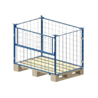 Nadstawka Paletowa 1500 Proszkowe 120 Cm X 80 Cm X 150 Cm Niebieski