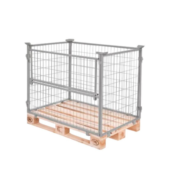 Nadstawka Paletowa 1200 Zanurzeniowe 120 Cm X 80 Cm X 120 Cm Szary