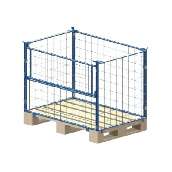 Nadstawka Paletowa 890 Proszkowe 120 Cm X 80 Cm X 89 Cm Niebieski