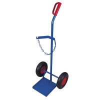 Taczka Do Transportu 1 Butli Stalowej O Pojemności 40 - 50 L Koła Stalowe Ral 5010