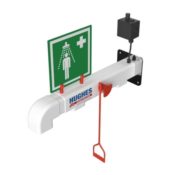 Natrysk Bezpieczeństwa Ah2 Hughes - Montowany Na Ścianie, Zabezpieczony Przed Zamarzaniem