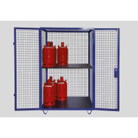 Szafa Na Butle Gazowe - 8Szt Po 11 Kg Lub 6Szt Po 33 Kg, Drzwi 2-Skrzydłowe, Prześwit U Dołu