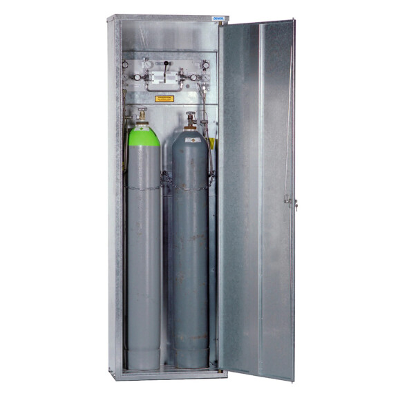 Szafa Na 2 Butle Gazowe Po 50 L, Drzwi Prawe, Cynkowana