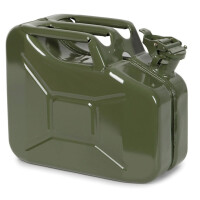 Kanister Stalowy 10 L - Certyfikat Un (Oznaczenie X) Zielony Stal Powyżej 11 L. Nie