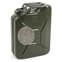 Kanister Stalowy 20 L - Certyfikat Un (Oznaczenie X) Explo-Safe Zielony Stal Powyżej 11 L. Nie