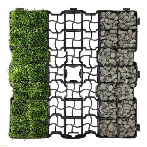 Eko Kratki Geosystem G4 Uniwersalna 4 Mkw | Kamień I Trawa