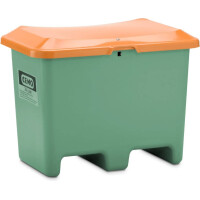 Pojemnik Na Piasek Z Tworzywa Sztucznego Grp Plus3 200 L, Przystosowany Do Paleciaka Zielony Bez Zsypu 200 L