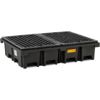 Wanna Wychwytowa Pod 2 Euro Palety (Poprzecznie), 425 L Czarny Powyżej 401 L. Nie Polietylen Z Dibt Pod 2 Palety Euro 120X80Cm