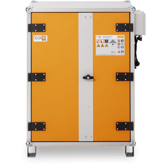 Szafa Do Ładowania Akumulatorów Premium Plus 8/10, Lockex Nóżki Do Sztaplowania 1 Faza Model 2026 - Z Dodatkową Osłoną Z Blachy