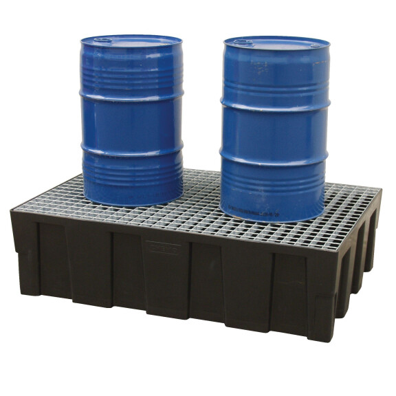 Wanna Wychwytowa Pe Ze Stalową Kratownicą, 120,5 X 80,5 X 33 Cm, 600 L 2 Beczki Powyżej 401 L. Nie Czarny Stal Bez Dibt