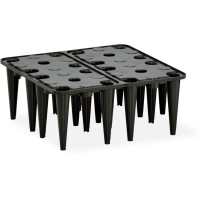 Kratownica Pe 40 X 40 Cm Czarny Z Dibt