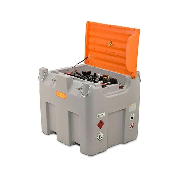 Mobilna Stacja Paliwowa Diesel Z Pokrywą Cemo Dt-Mobil Easy Bipump 980 L, 40 L/min