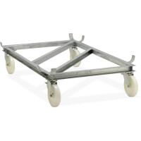 Stalowa Paleta Na Kółkach Cemo Do Kontenera 2200 L