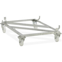 Stalowa Paleta Na Kółkach Cemo Do Kontenera 1100 L