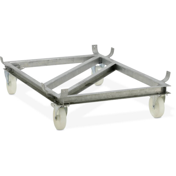 Stalowa Paleta Na Kółkach Cemo Do Kontenera 1500 L