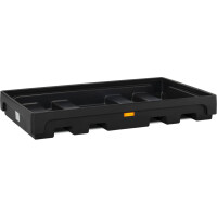 Wanna Zabezpieczająca Przed Wyciekami Z Pe Do Regałów Paletowych - 520 L Czarny Powyżej 401 L. Inne Nie Bez Kratownicy Z Dibt