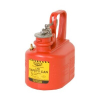 Kanister Bezpieczny Laboratoryjny Na Płyny Łatwopalne, (1,9 L.), Polietylenowy, Czerwony Czerwony Polietylen Do 2 L.