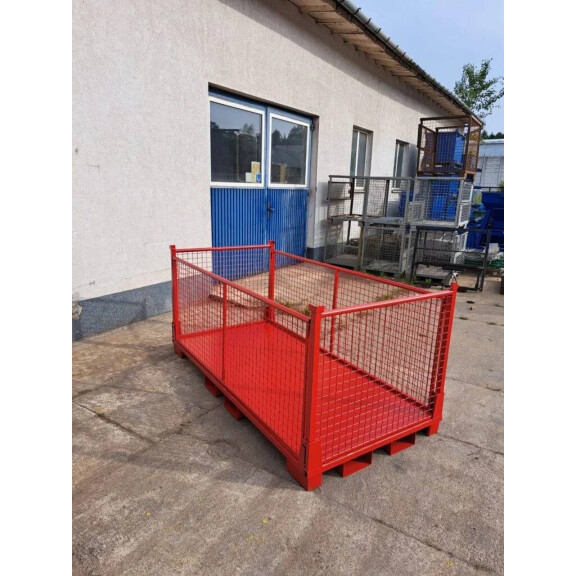 Gitterbox Podwójny Składany Czerwony