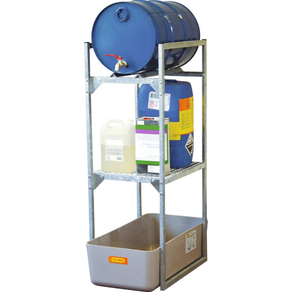 Regał Na Beczkę I Mniejsze Pojemniki Typ 120 Z Wanną Wychwytową Wanna Grp