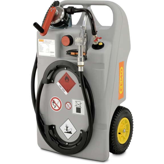 Wózek Mobilny Do Transportu Oleju Napędowego, Cemo Diesel, Pompa Ręczna, 100 Litrów Ręczne 100 Litrów