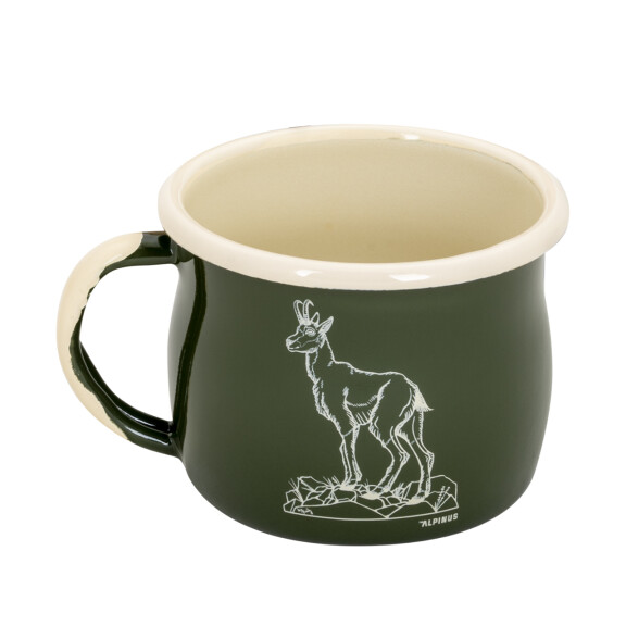 Kubek emaliowany Alpinus Kozica 280 ML 