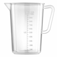 Ulcior de măsurare din polipropilenă, capacitate. 1 l | FORGAST FG11556