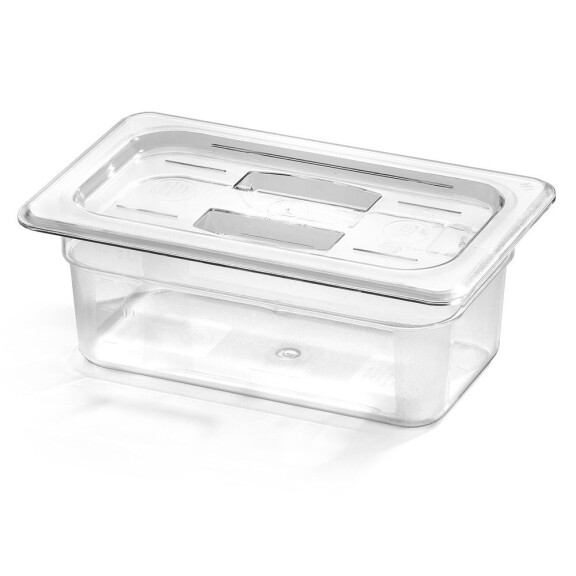 Recipient GN 1/4 adâncime. 10 cm policarbonat | FORGAST FG06741