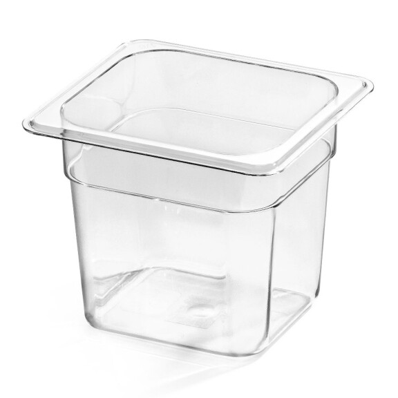 GN 1/6-lea container. 15 cm policarbonat | FORGAST FG06765