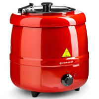 Fierbător electric de supă 10 l, roșu FORGAST FG03013