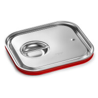 Capac cu garnitură pentru GN 2/3 din oțel inoxidabil | FORGAST FG04123