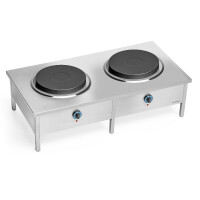 FORGAST FG09421 Aragaz electric pentru gastronomie cu 2 arzătoare