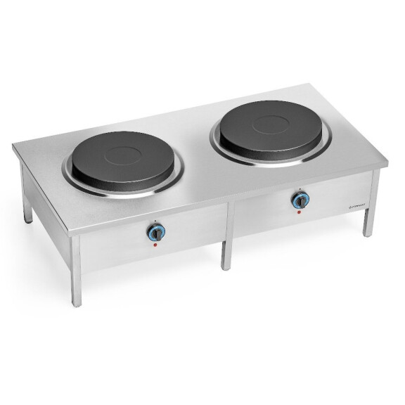 FORGAST FG09421 Aragaz electric pentru gastronomie cu 2 arzătoare