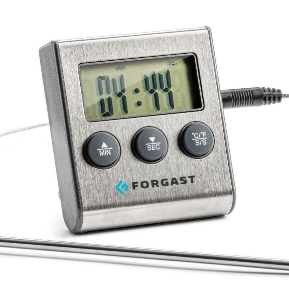 Termometru de coacere cu sondă și funcție temporizator FORGAST FG01903
