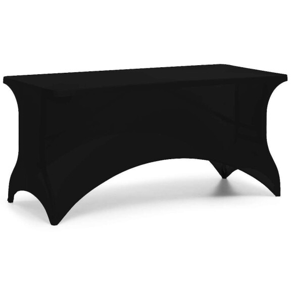Husă de masă pentru catering 153x70 cm negru | FORGAST FG03814