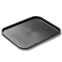 Fast food tavă negru wym. 45x35 cm | FORGAST FG12533