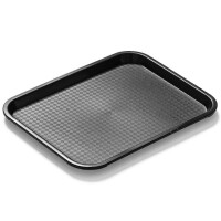 Fast food tavă negru wym. 35x25 cm | FORGAST FG12503
