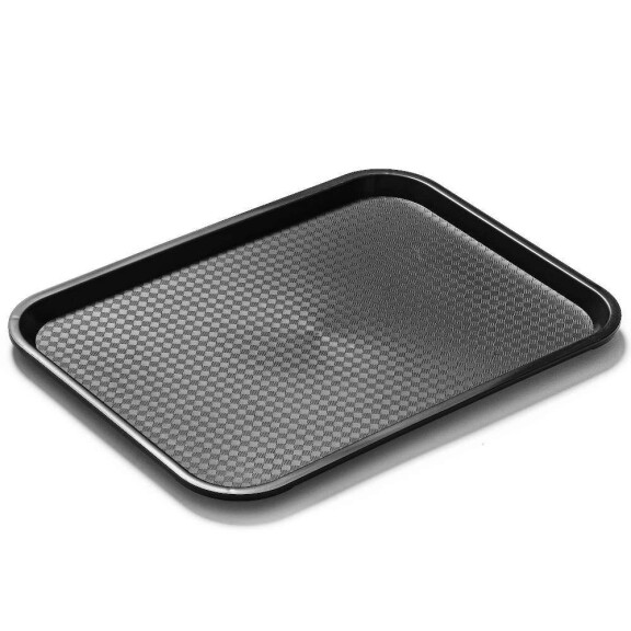 Fast food tavă negru wym. 40x30 cm | FORGAST FG12523