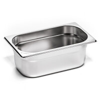 GN Recipient de 1/3 de gabarit. 6,5 cm din oțel inoxidabil | FORGAST FG04306