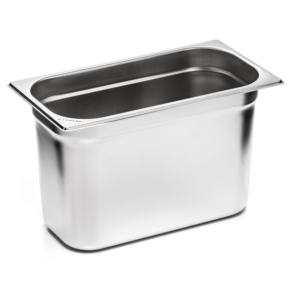 Recipient GN 1/4 adâncime. 10 cm din oțel inoxidabil | FORGAST FG04410