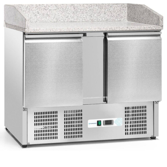 Masă frigorifică cu 2 uși pentru pizza 302 l | FORGAST FG07302