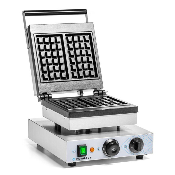 Aparat electric pentru vafe, 2 vafe, 1.6 kW, 230 V | FORGAST FG09700