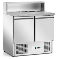 Cărucior frigorific cu 2 uși pentru pizza 257 l, cu extensie | FORGAST FG07202