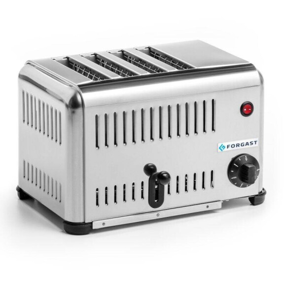 Toaster 4 în oțel inoxidabil | FORGAST FG09805
