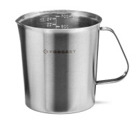 Ulcior de măsurare din oțel inoxidabil. 0,7 l | FORGAST FG11026