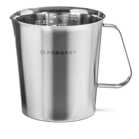 Ulcior de măsurare din oțel inoxidabil. 1 l | FORGAST FG11027