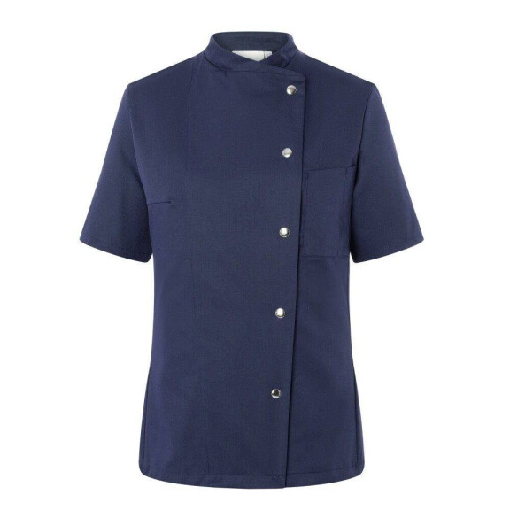 Bluză de bucătar pentru femei Greta albastru marin | KARLOWSKY JF 4-10