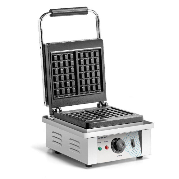 Aparat electric pentru vafe, 2 vafe 10x17 cm, 2 kW, 230 V | FORGAST FG09703