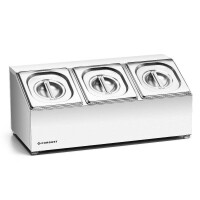 Afișaj alimente - pentru 3 GN 1/6 | FORGAST FG11316