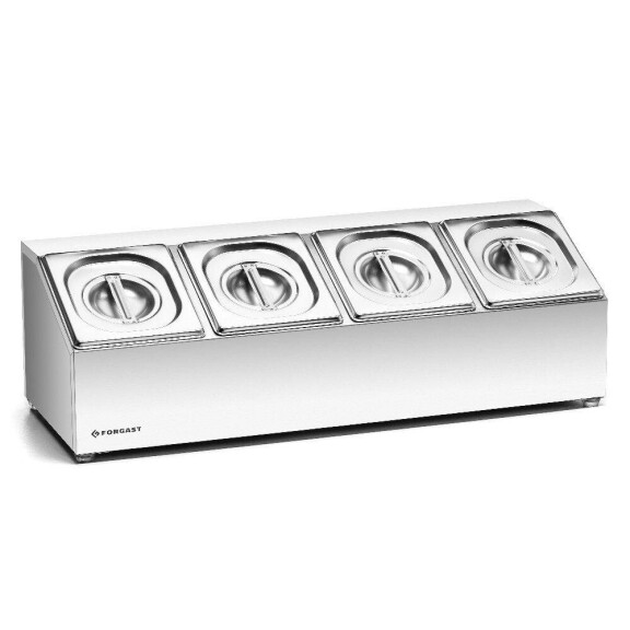 Vitrină pentru alimente - pentru 4 GN 1/6 | FORGAST FG11416